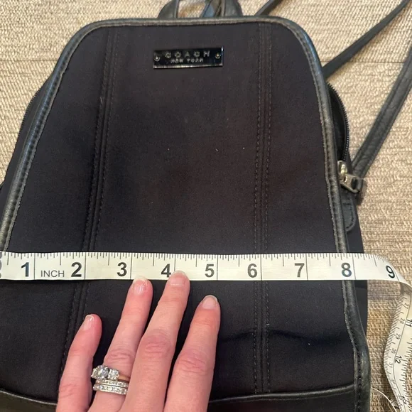 Coach Black Backpack - Picture 9 of 12